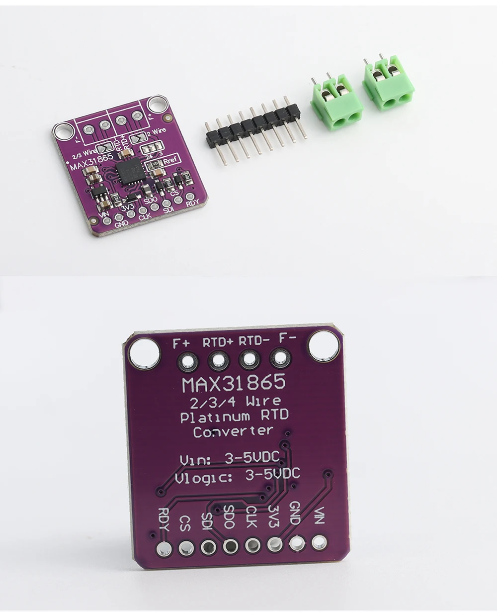 Trianglelab Hochpräziser PT100 4-Draht-Thermistor MAX31865 V2.0 für Hochtemperatur V6 Rapido Hotend DRAGON HOTEND – Detail 16