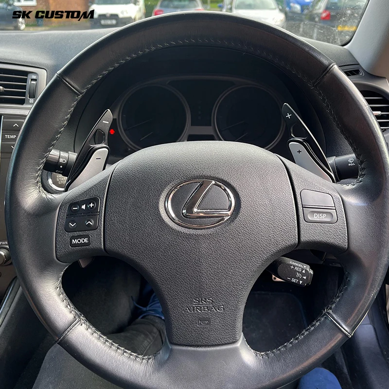 Sk-アルミニウム合金製シフトパドル,車の装飾用,ステアリングホイール,Lexus 06-12,250 300 350
