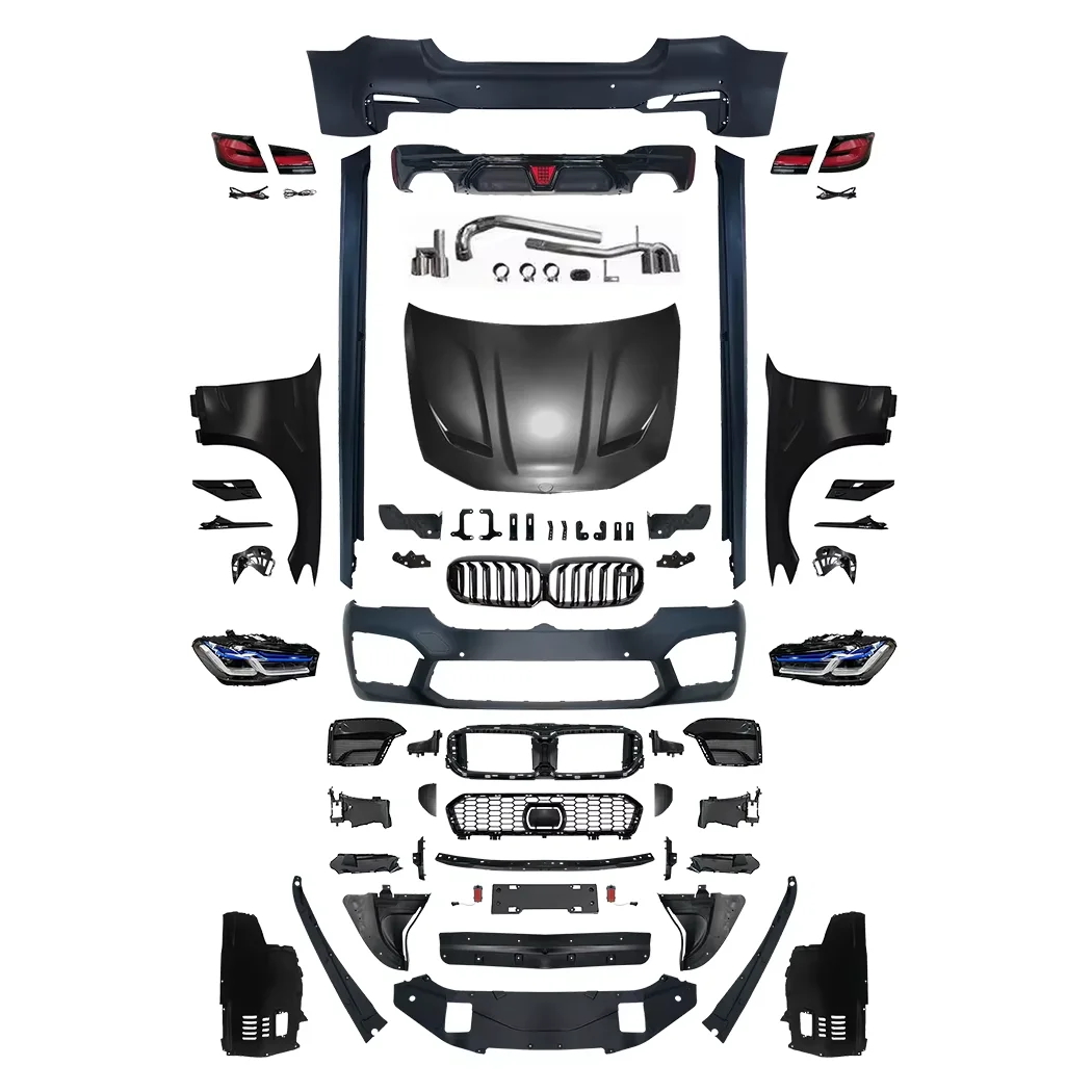 

MT Kit Hot Selling Front Bumper Lip Grille Body Kit High Quality Plastic Easy for BMW 5 Series F10 Upgraded G30 M5 2022 Body Kit