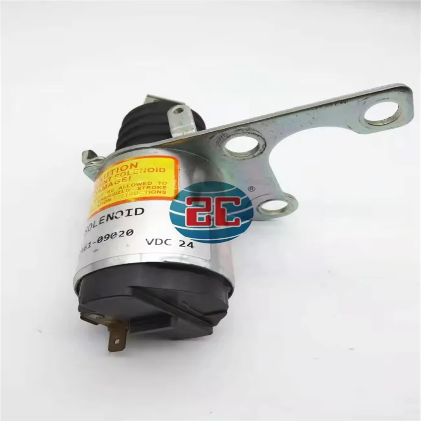 New 32A61-09020 24V Fuel Shutoff Solenoid For Caterpillar CAT E305/306/307/308 ME736957