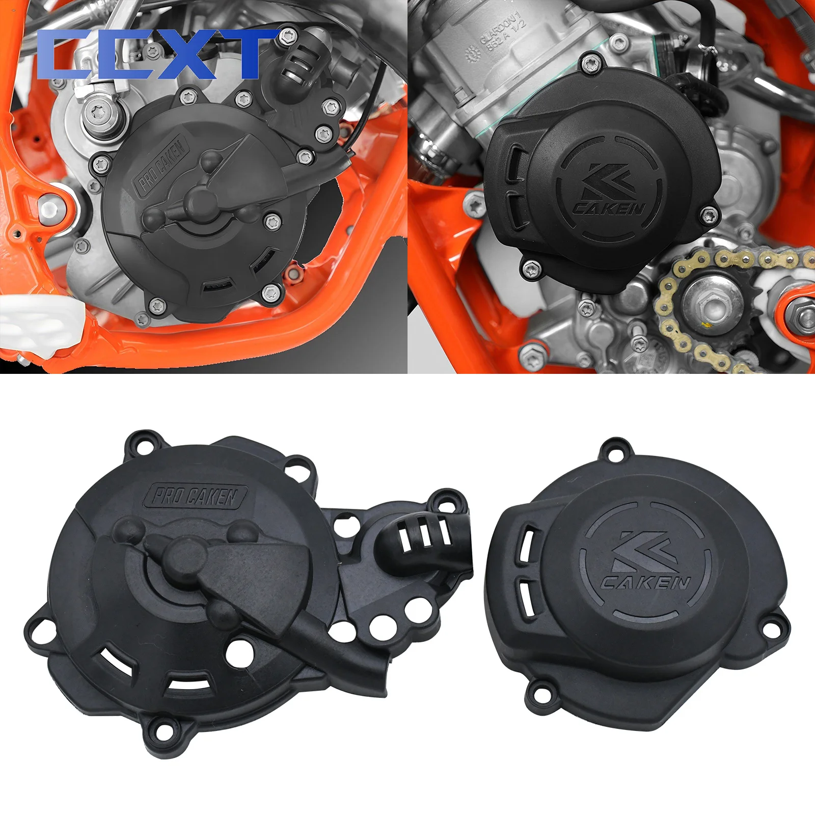 

Motorcycle Clutch Cover Ignition Protector Guard For KTM SX65 SX 65 2024-2025 For GasGas MC65 MC 65 2024-2025