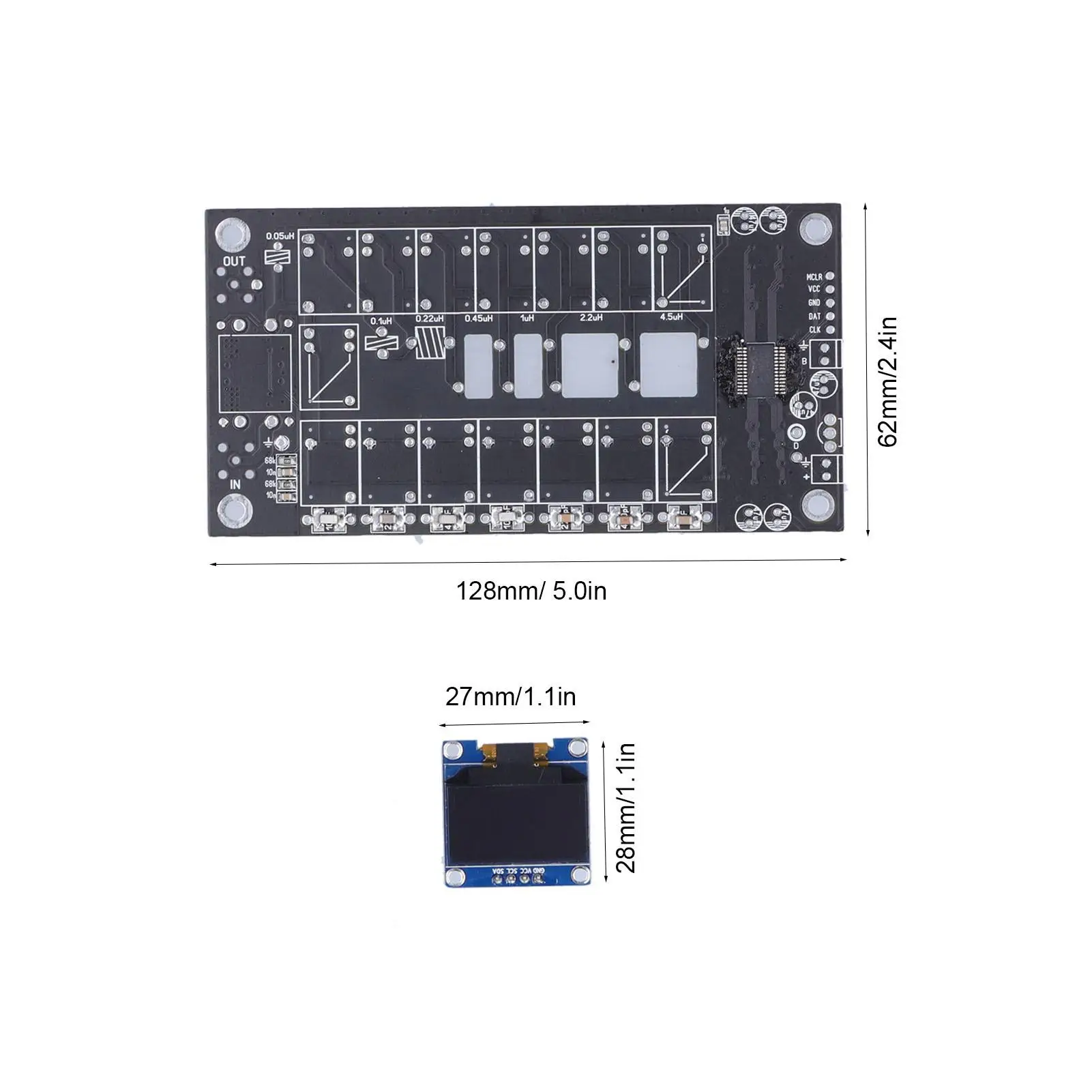 ATU-100 Zestaw tunera antenowego 1,8–50 MHz Moduł PCB do komunikacji - Zestawy do samodzielnego montażu