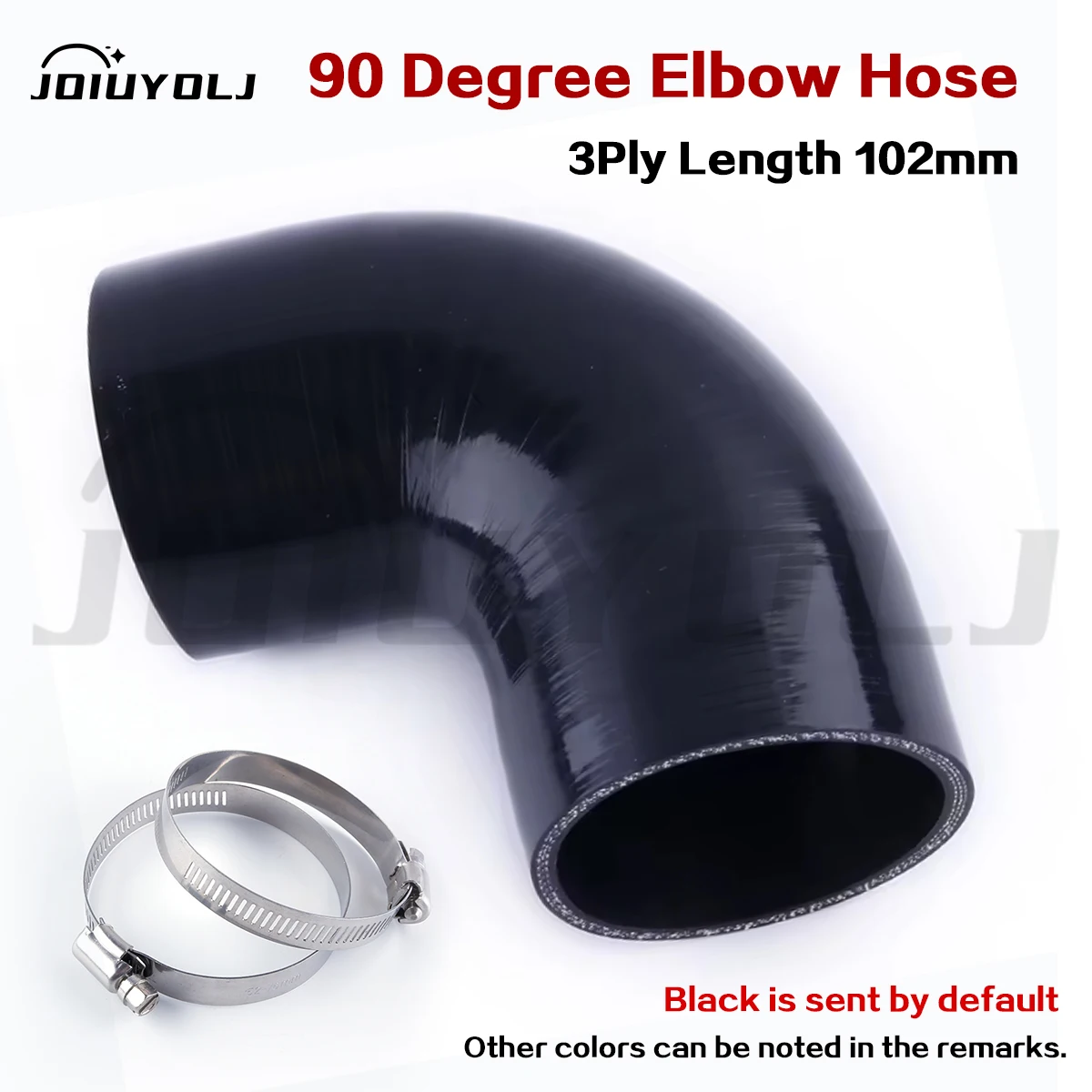 

3PLY 102mm Length 90 Degree Elbow General Silicone Coolant Intercooler Pipe Tube Hose ID 51 54 57 60 63 67 70 76 80 83 89mm