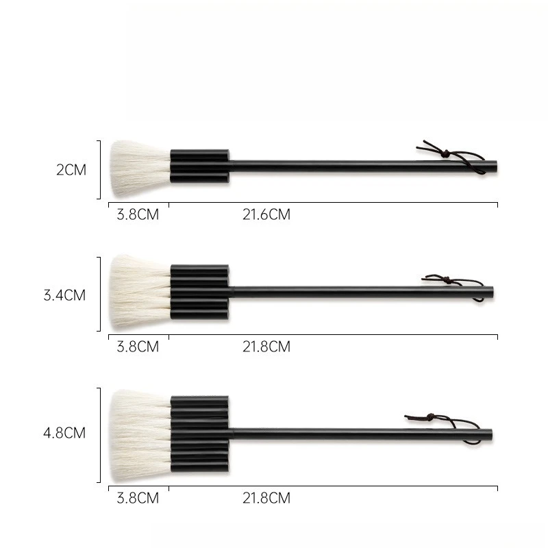 Soft Wool Flat Paint Brushes Watercolor Chinese Ink Painting Wash Brush Background Texture Art Drawing Tool For Artists Beginner
