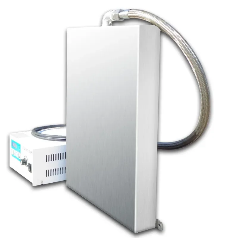 Immersion ultrasonic shock plate oil removal rust  wax dust removal input ultrasonic vibration