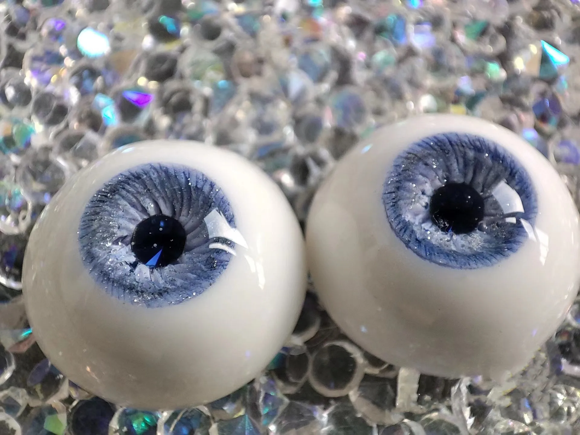 

Blue SD BJD Eyes 10mm Eyeball 1/3 1/4 Doll Accessories