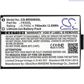 Cameron Sino-Batería de auriculares inalámbricos, 700mAh, Y6300L, para blindc G2, ONEAL, RF710, RF-730, RS-980, RT-712, TORC, V200, VCAN