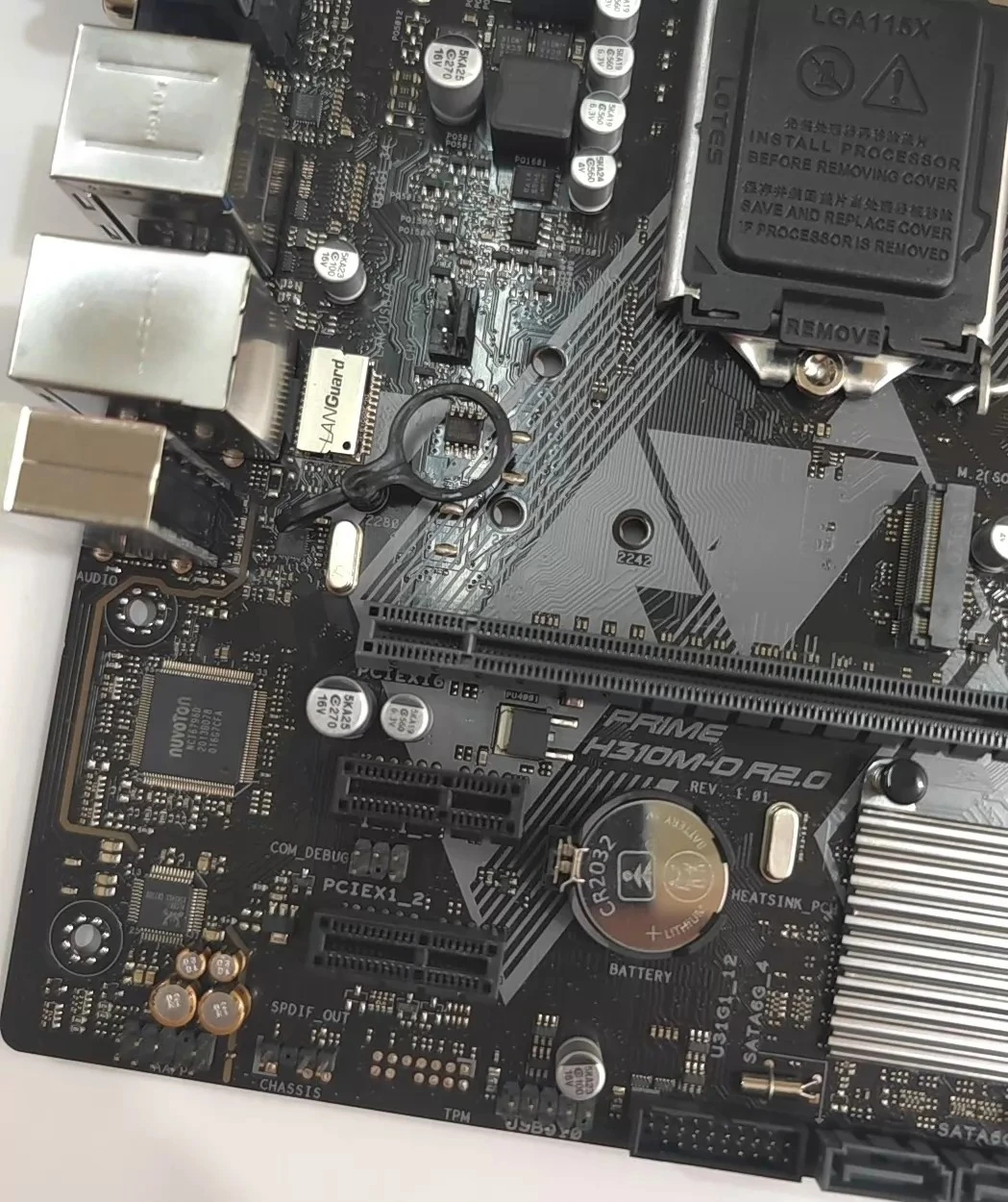 For ASUS H310M R2.0 LGA1151 DDR4 with baffle