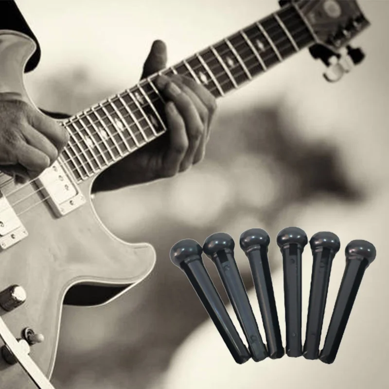 1 ~ 10 шт. аксессуары для музыкальных инструментов гитарные гвозди с фиксированным шнуром 6 упаковок удлиненная прочная коническая струна с фиксированным шнуром