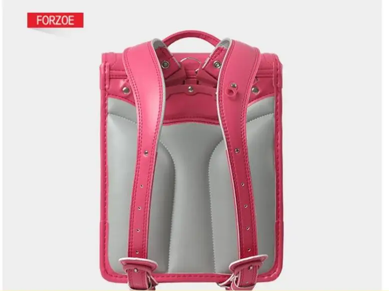 Cartable en cuir PU pour enfants, protection de la colonne vertébrale, sac d\'école pour élèves du primaire, enfants du Japon, SR, 3-6 ans