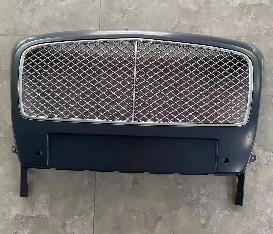 

New Steel Front Grille For Flying Spur 14-19 Perfect Condition Car Grills For Bentley Flying Spur Grille Modification Parts