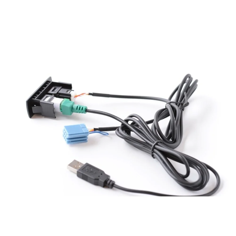 Replacement AUX Port Panel Cable For Mercedes For Smart 450 Vehicle Audio System Easy Install Direct Swap Black Finish