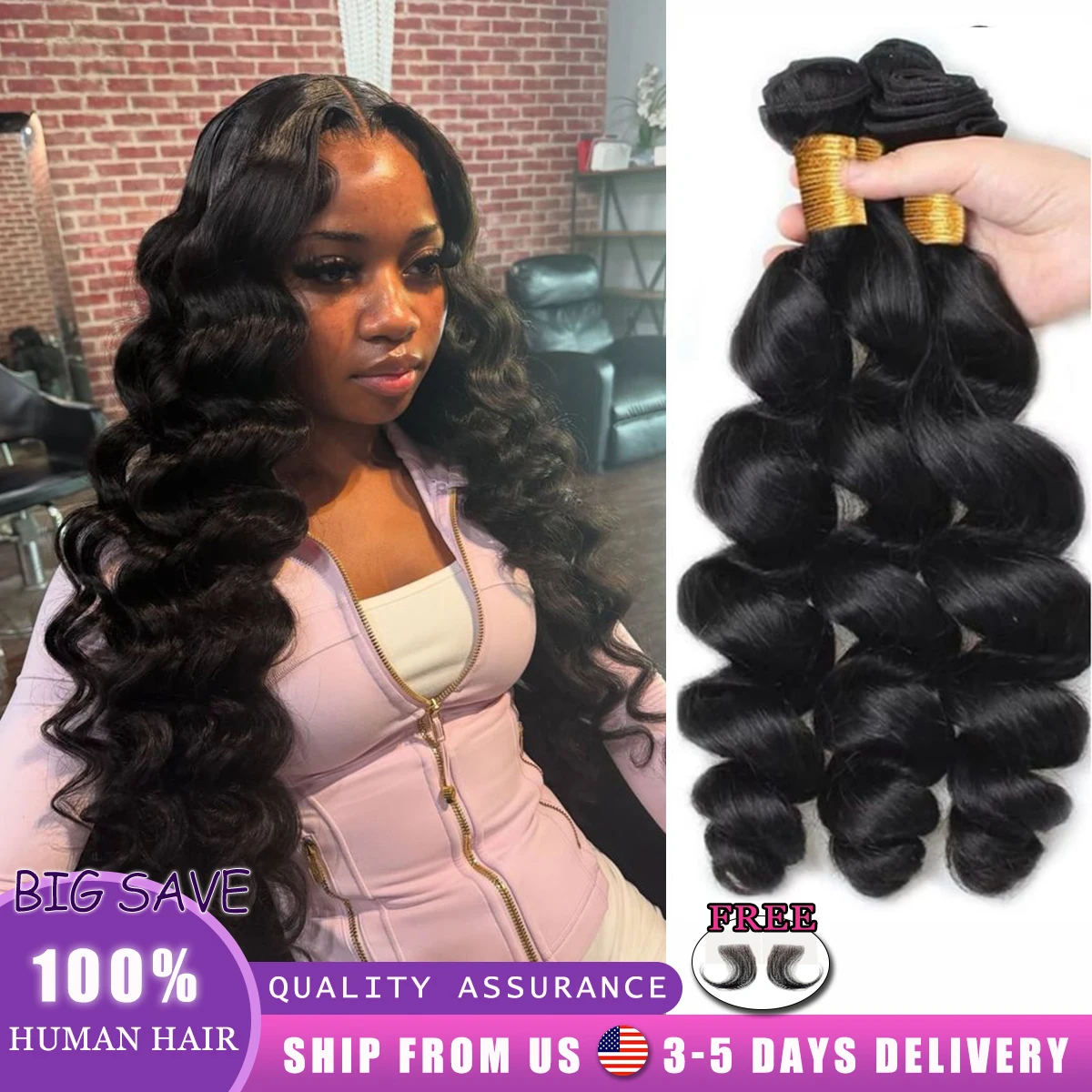 

16A Свободные пучки глубоких волн 100% человеческие волосы, пришитые плетения 14-34 дюймов, натуральный цвет, необработанные девственные человеческие пучки необработанных волос