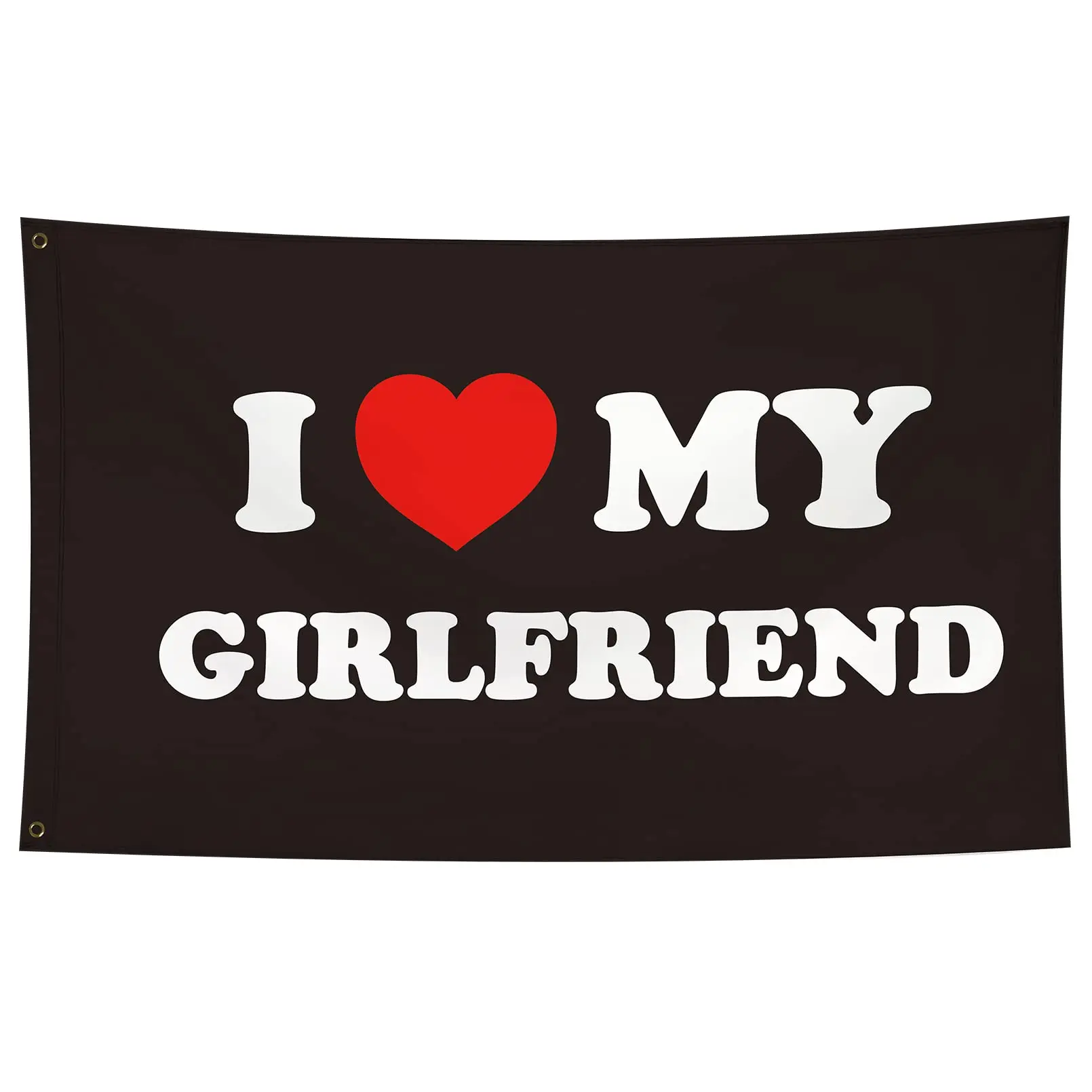 

Flagnshow 100% Polyester I Love My Girlfriend Flag I Heart My Girlfriend Flag