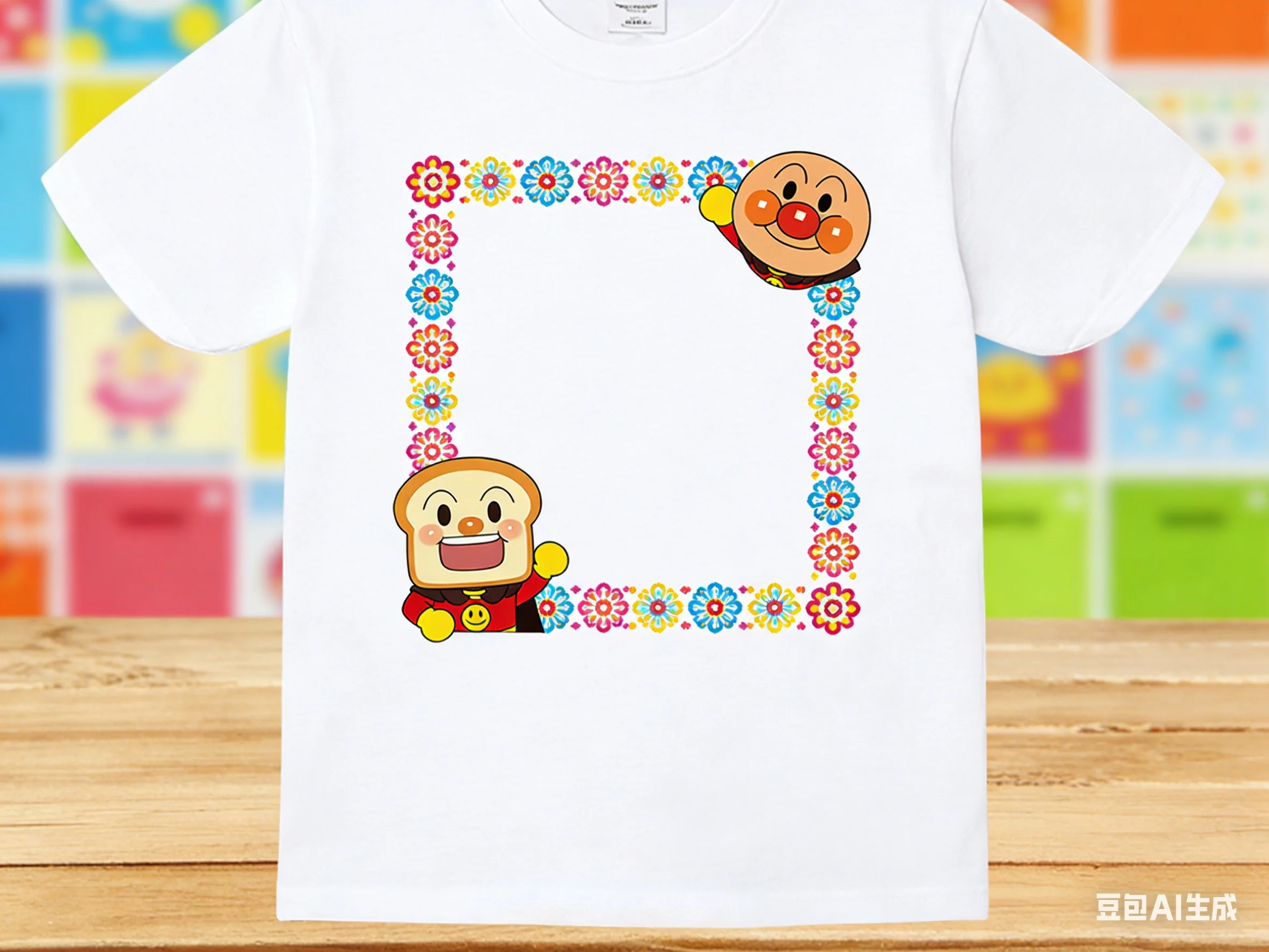 

Детская футболка Anpanman, с короткими рукавами, с мультяшным принтом, дышащий топ для мальчиков и девочек
