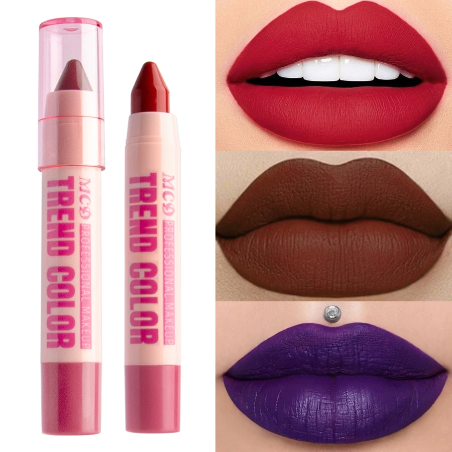 Idratante 12 colori Lipliner Penna Impermeabile Rimpolpante Macchia Rossetto Naturale Nude Rosa Lip Liner Contorno Labbra Contorno Trucco Fo
