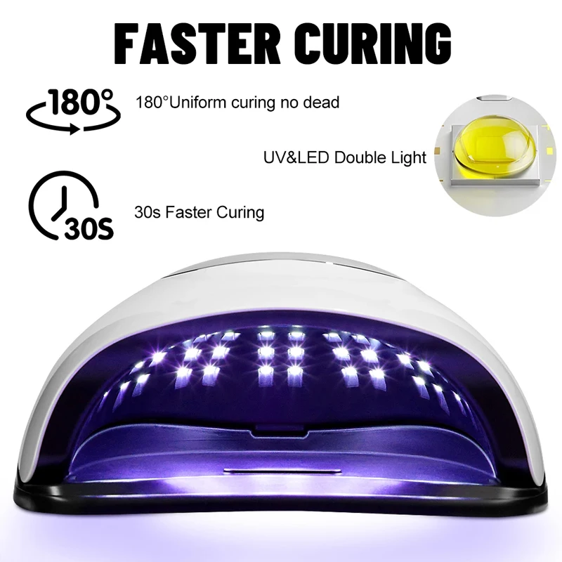 Professionele Uv Led Nagellamp 320W Big Power 72Leds Nageldroger Licht Voor Manicure Drogen Gel Nagellak Sensor Nagels Kunst Gereedschap