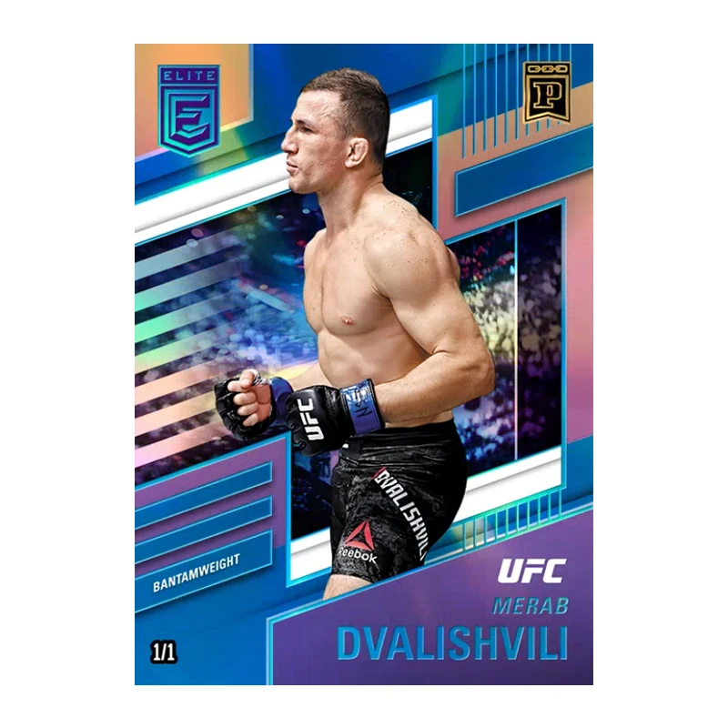 Diy Homemade Panini UFC Series Dustin Poirier Islam Makhachev Khabib Nurmagomedov Collection Flash Card Toys Gift - view 3