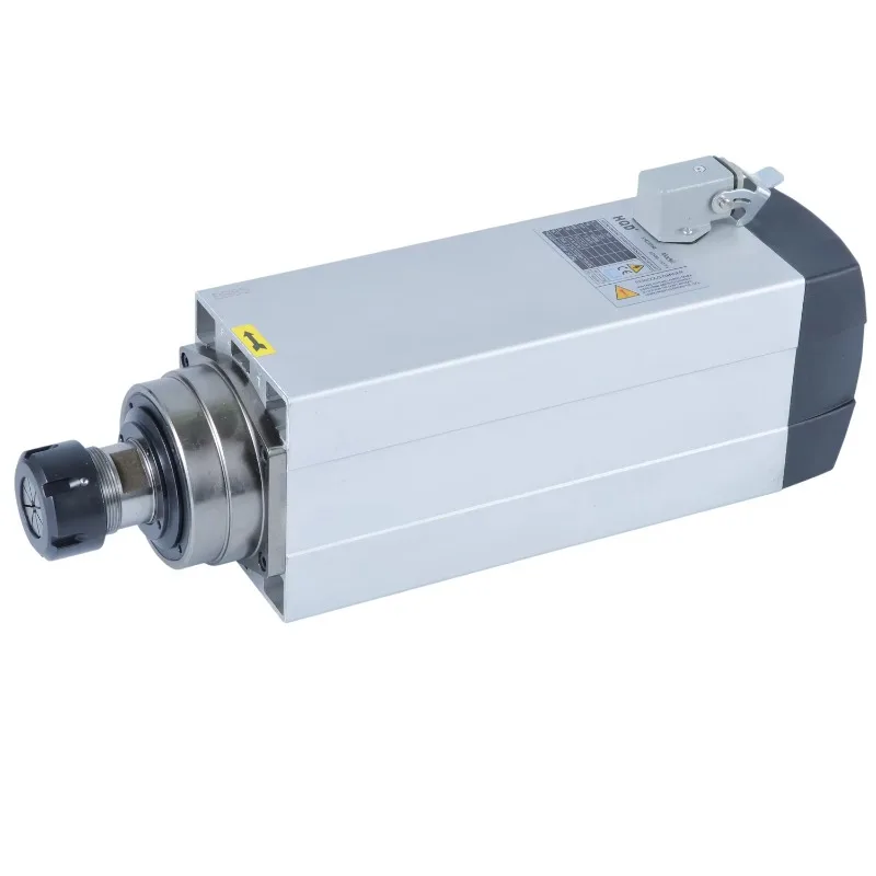 HQD GDF60-18Z/7.5 7.5KW ER32 Square Shape Cooper Shaft Air Cooled Spindle Motor For CNC Machine