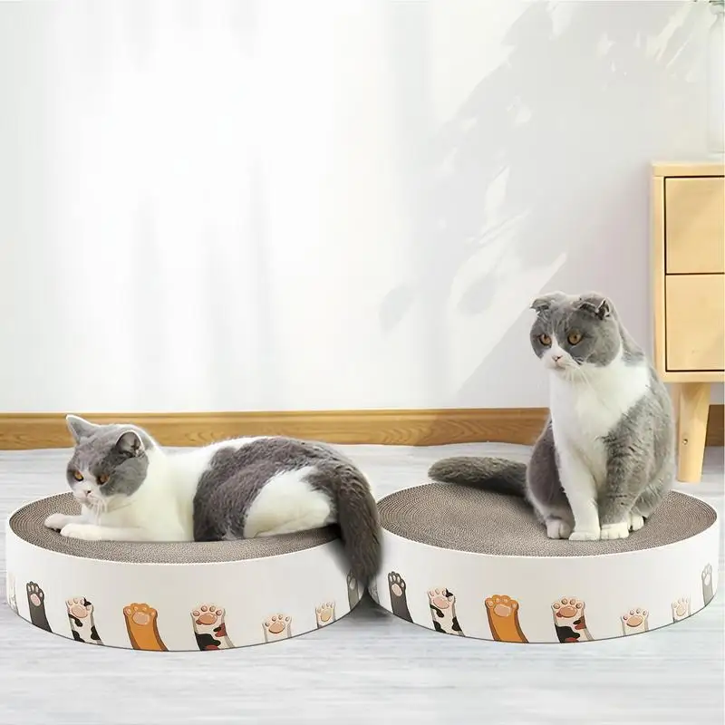 Cat Scratcher Bed Cardboard Snuggle & Rest Corrugated Cat Scratcher 2 In 1 Cat Scratch Nest For Indoor Cats Protect Couch &