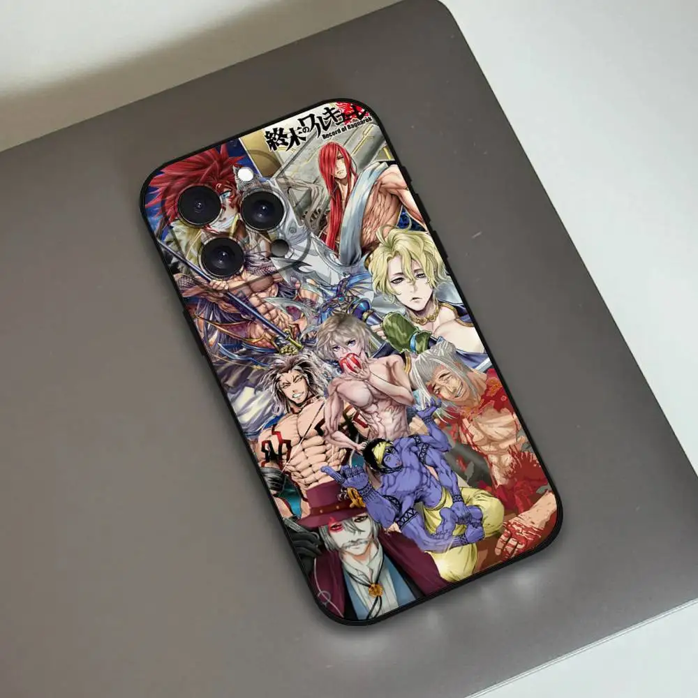 سجل Ragnarok جراب هاتف جراب هاتف آيفون 17 16 15 14 13 12 11 X XR XS Plus Pro Max غطاء أسود ناعم صغير #3