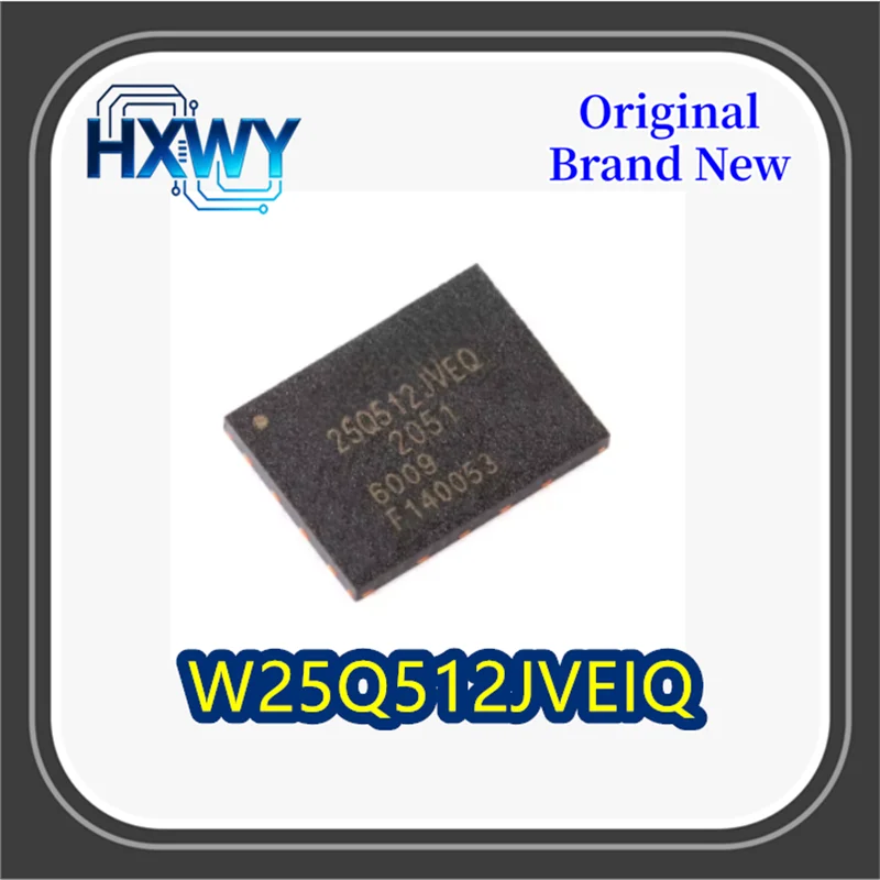(3/50 pieces) W25Q512JVEIQ 25Q512JVEQ WSON-8 3V 512M-bit Serial Flash Memory Chip Brand New Original Fast Shipping