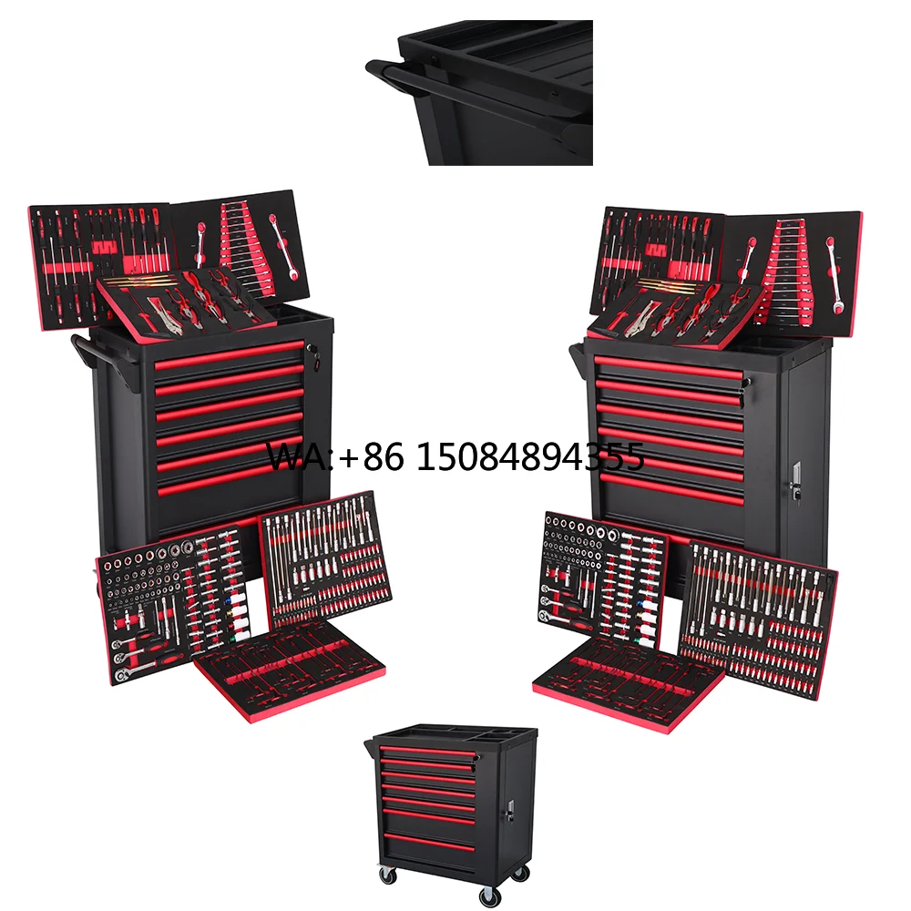 Upgraded Version Plus Enhanced Push Cart with Side Door 258 PCS Manual Repair Tools OEM Customized Support