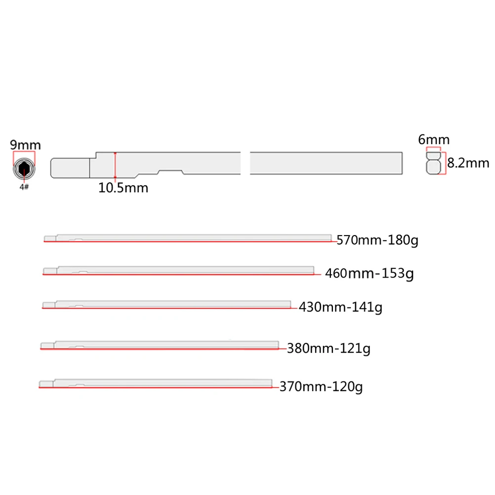 

Double Course Steel Truss Rod 460Mm Guitar Neck Adjustment Rod With Wrench For Guitar Repair Accessories