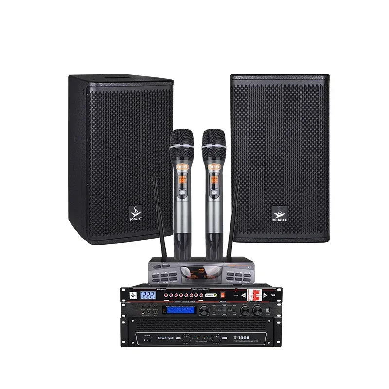 10-Inch 12-inch high-end commercial KTV audio, full set of audio equipment