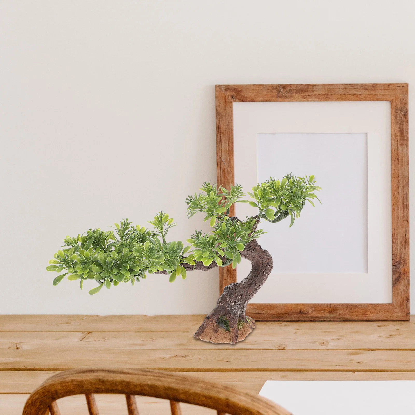 

Mini Tree Fake Artificial Plastic Simulation Small Decorative for Living Room Restaurant Home Office Sand Table Model