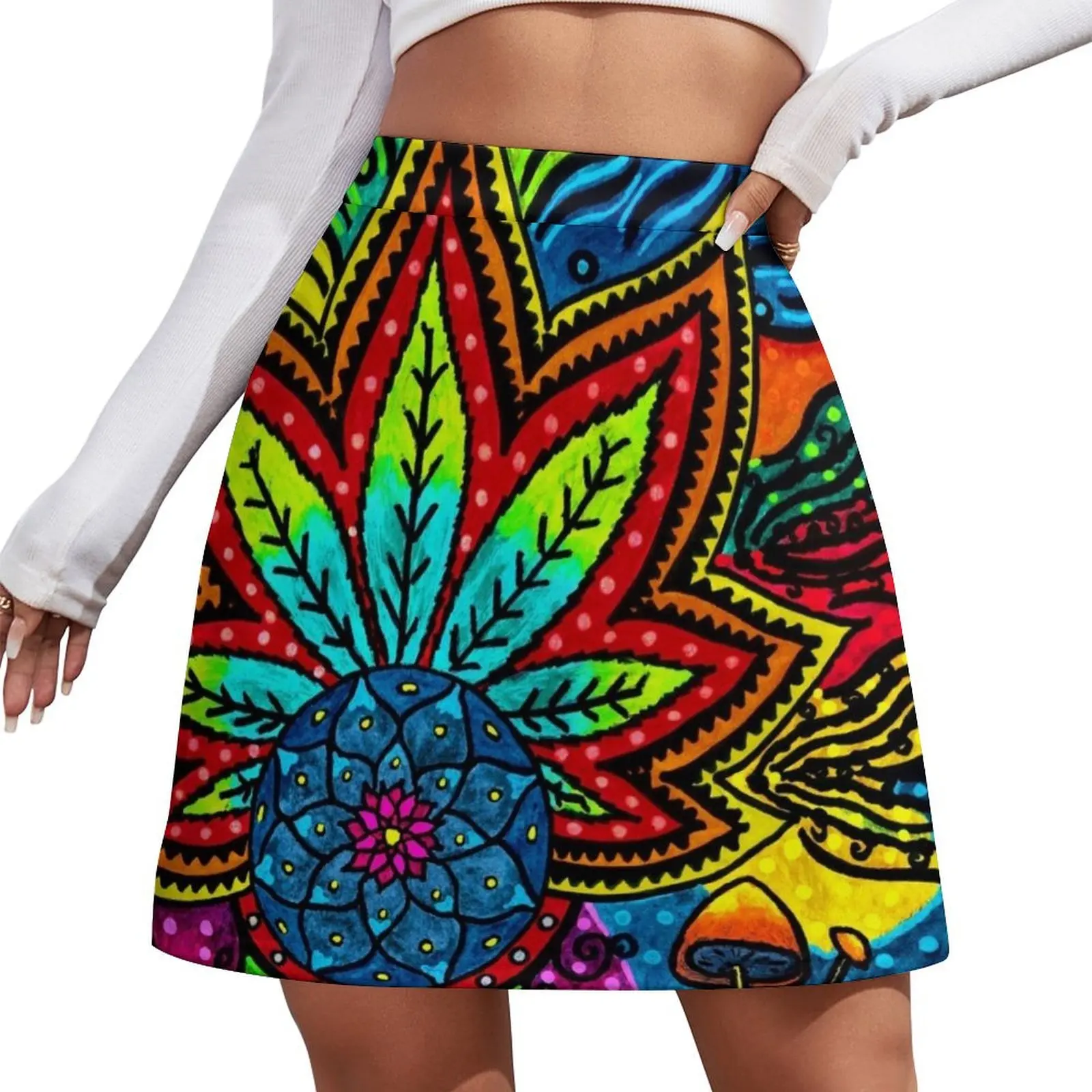 

Plant Medicine Mini Skirt new in external clothes women clothes clothing women summer 2026 midi skirt for women