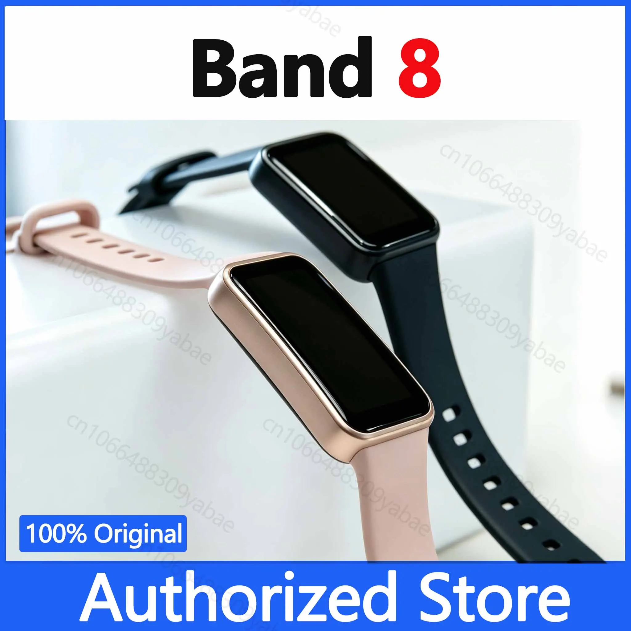Pulseira Inteligente HUAWEI Band 8 Original com Display AMOLED, Monitor de Frequência Cardíaca, Resistente à Água 5ATM, Bracelete Fitness