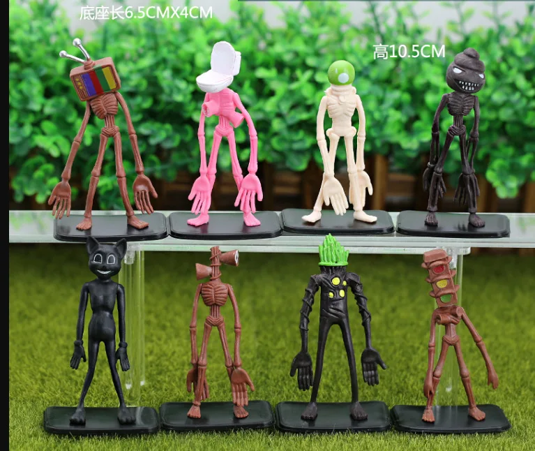 Standing Bendable SirenHead action figure Horror Model doll man Sculpture Shy Guy Skibidi Toilet MAN doll toy collection gift