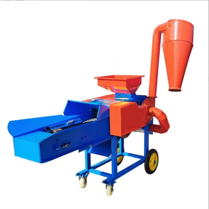 Automatic feeding corn straw crusher, wet and dry grass crusher