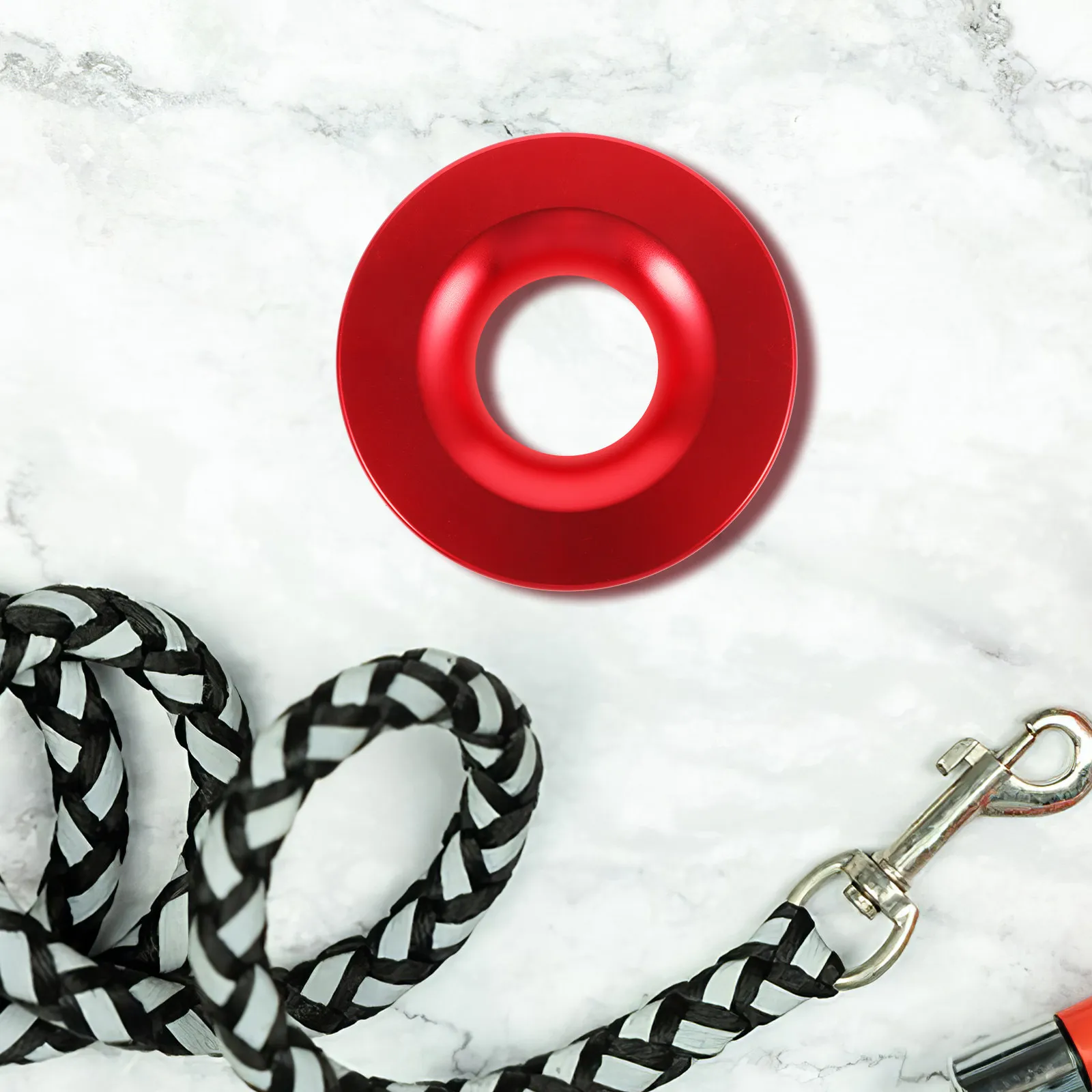 Premium Aluminum Alloy Winch Snatch Recovery Ring for Off-Road Truck Atv Recovery Towing Synthetic Rope Winch Pulley