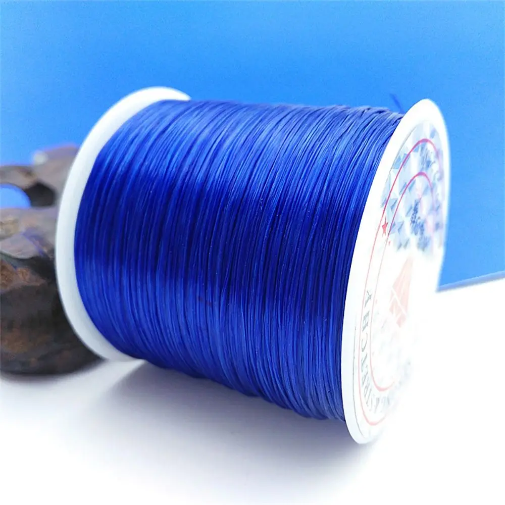 1Rolls DIY Jewelry Stretch Elastic Cord Beading String Colorful Cord Thread Nylon 10Meters 0.6mm String Line Bracelets Necklace