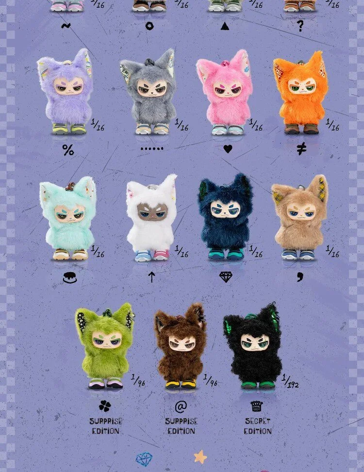 Original YHTOYS Xiao Ao Everything Cute Rules Blind Box Mini Weiche Figur Anhänger Weicher Flauschiger Taschenanhänger Schlüsselanhänger Sammlerstück Geschenk – Detail 3