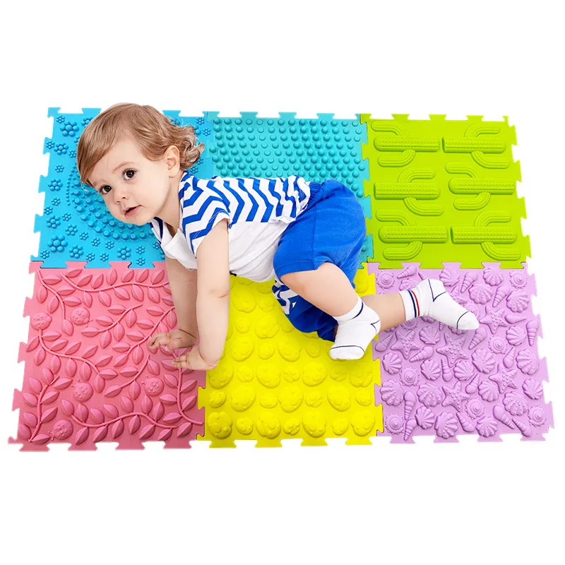 

4Piece Sensory Development Toy Acupressure Therapy Sensory Toys Foot Massage Mat For Special Needs ADHD Autism Outdoor toy