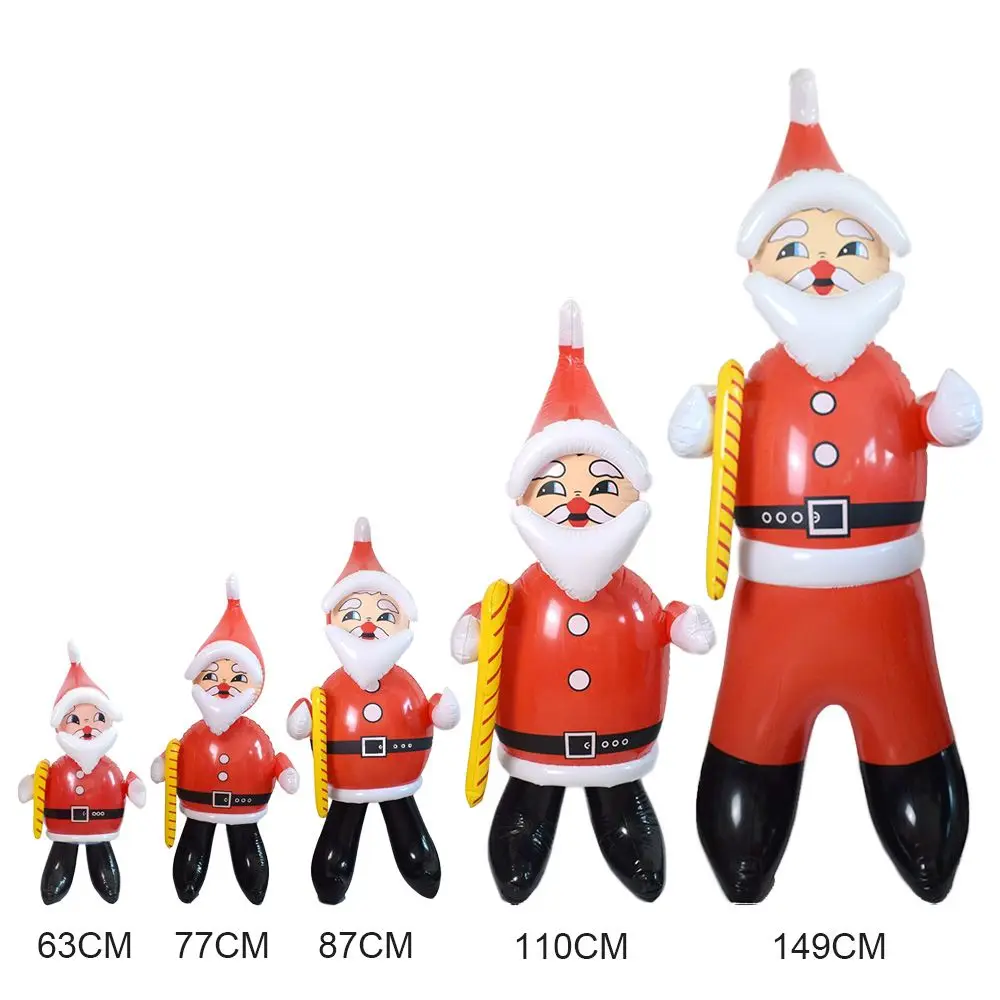 Nhựa PVC Ngoài Trời Trong Nhà Ngộ Nghĩnh Trang Trí Tiệc Vườn Xmas Vật Trang Trí Giáng Sinh Bơm Hơi Đồ Chơi Năm Mới Ông Già Noel Búp Bê