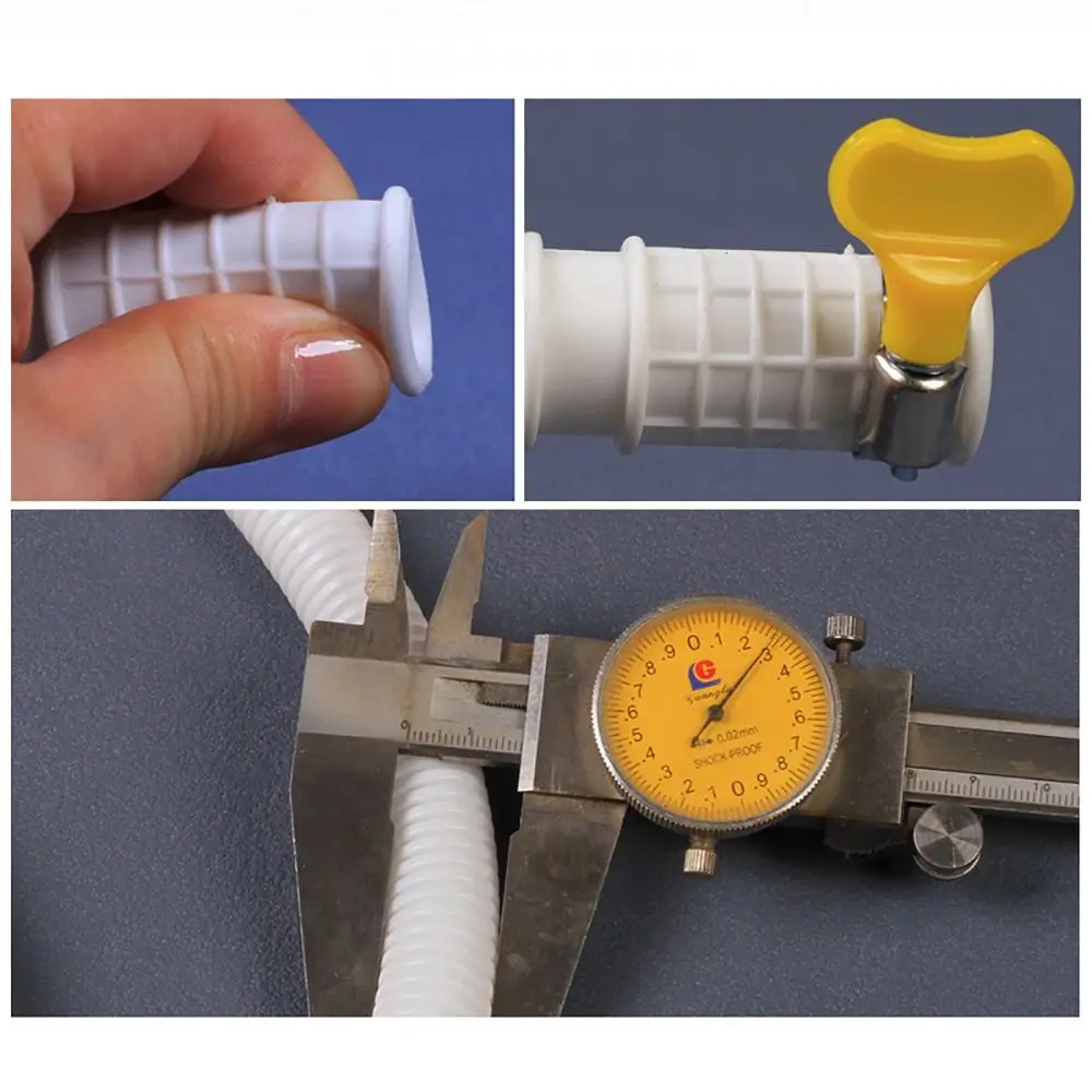 1Pcs Faucet Accessories Drain Hose Pipe Flexible 0.5/1/2/3 Meters Hose Tube Waste Water Outlet Expel Soft White PP Plumbing
