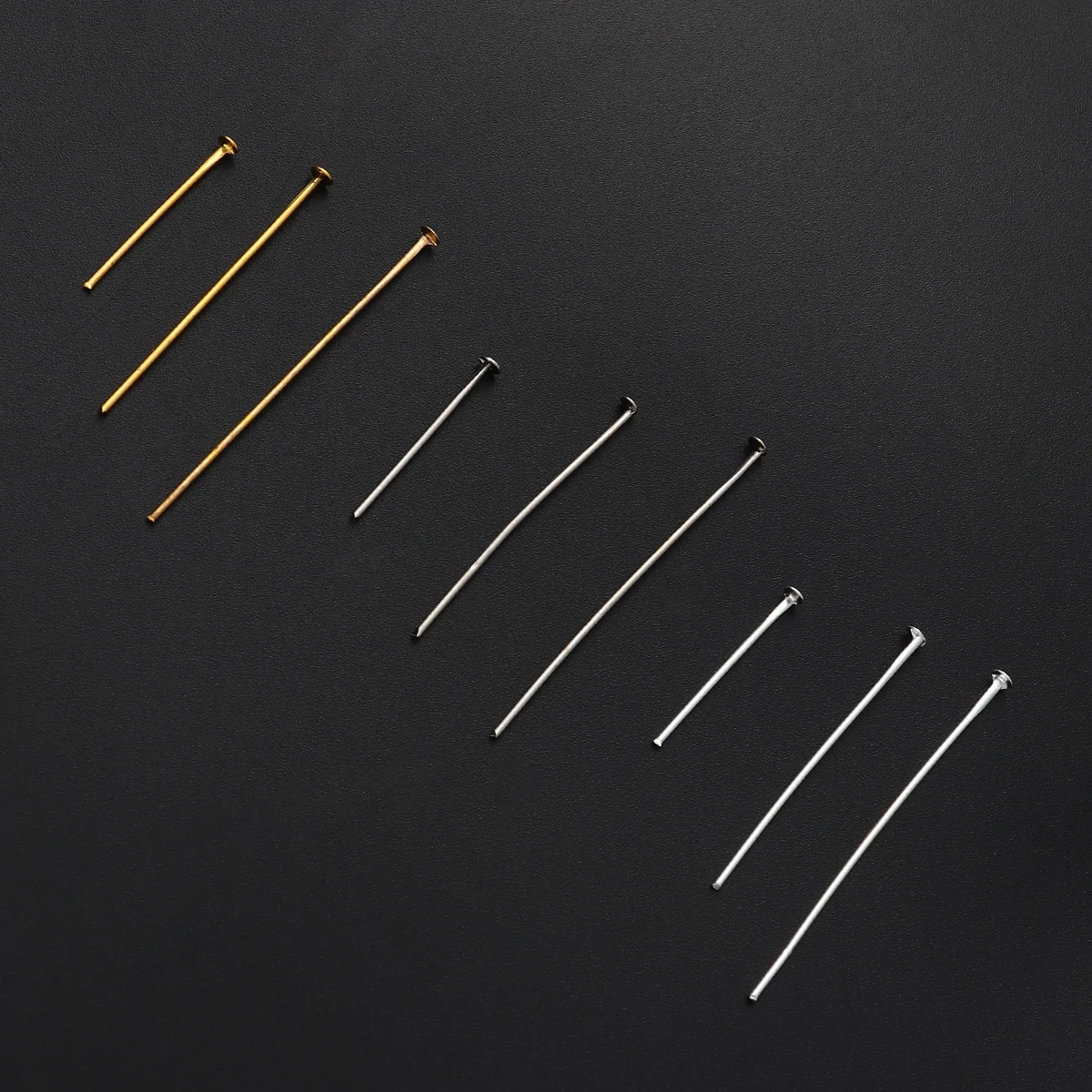 

9 Packs Bracelets T-shaped Needle Accessories Necklaces Flat Head Needles T-pin