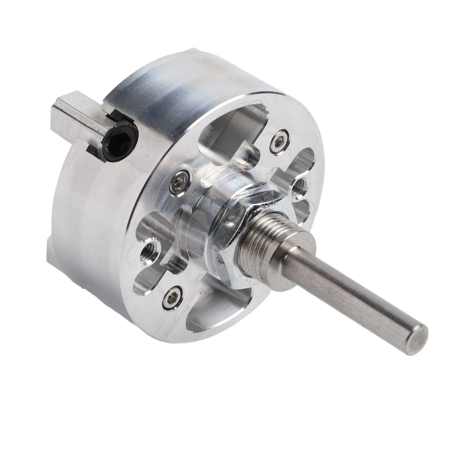 Home Hobby Workshop Four-jaw Chuck Manual Chuck Reversible Jaws Integrated Spindle Nose Hardened Critical Components