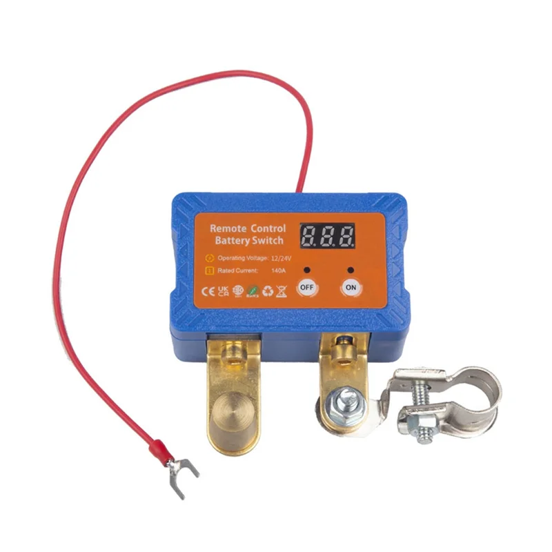مفتاح البطارية للسيارة عن بعد قطع البطارية 12 فولت/24 فولت 140 أمبير للمركبات حتى 100 أمبير #4