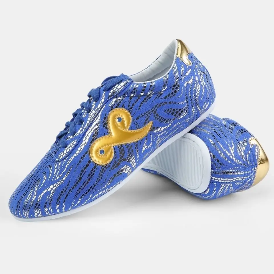 Adult Men's Training Shoes Breathable Durable Martial Arts Shoes Indoor Soft Sole Shoes Taekwondo Coach Shoes Rubber Sole