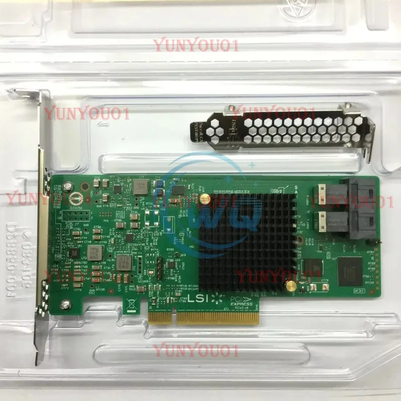9300-8i 12Gbps SAS HBA IT Mode ZFS FreeNAS UnRAID +2* SFF-8643-8482 SAS Cable