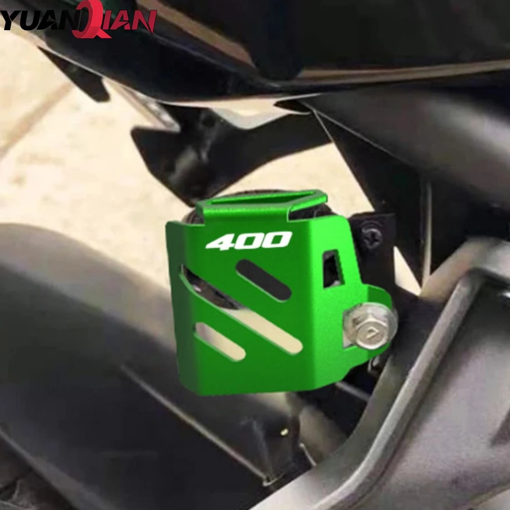 

2026 Motorcycle Accessories For Kawasaki ninja250 ninja300 ninja400 Ninja 250/300/400 Rear Brake Fluid Reservoir Guard Cover