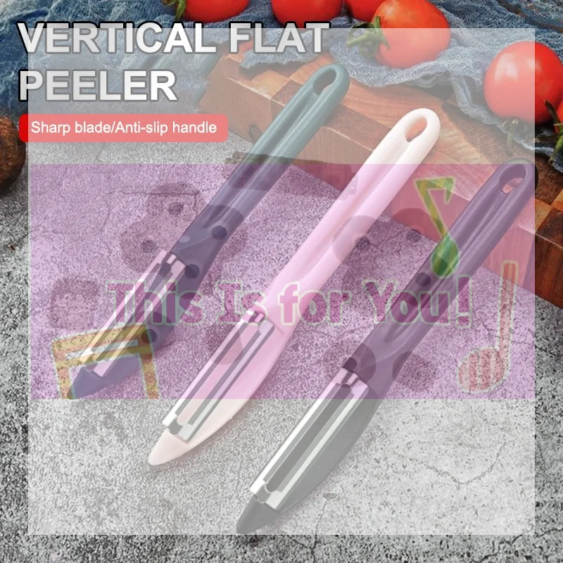 【MA】1pcs Stainless Steel Peeler Vegetable Fruit Potato Peeling Remover Vegetable Plane Peelers Manual Fast Peeling Kitchen Tool