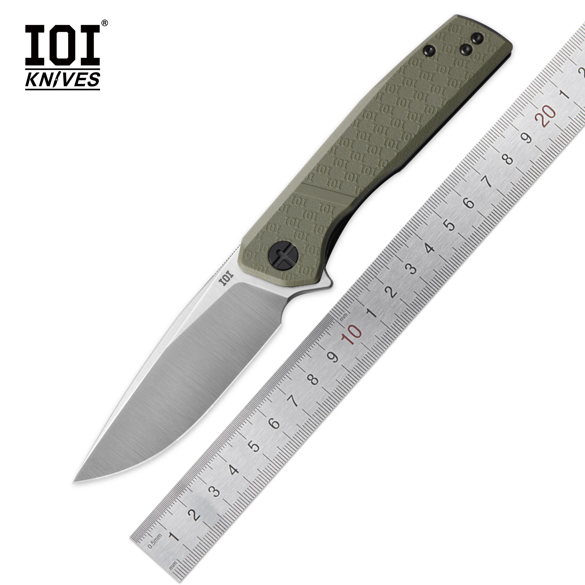 

IOI I20432 Folding Knife FRN Handle D2 Blade Camping Cutting Survival EDC Hand Tool