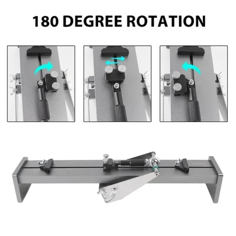 For Multifunctional Knife Sharpener with Grinding Stone Shelf and Carving Knife Base Bracket Table Clip for Kitchen Blade