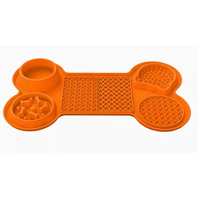 

Customized Silicone Dog Lick Mats Slow Feeder For Anxiety Relief Pet Lick Mat With Moulding Processing Service For Dogs Cats